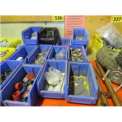 Storage Bins w/ Bolts, Wahsers, etc
