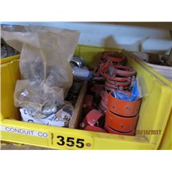 Beacon Lamp - Clamps/Ribber Inserts, & Misc EMT couplers