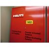 Image 1 : Hilti Overhead Wall Mounted Cabinet…empty
