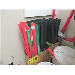 (3) Boxes of misc diameter heat shrink Red/Black