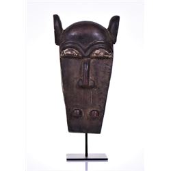 African Baule Wood Mask, Ivory Coast. Legend