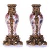 Image 5 : Two Vintage Chinese Decorative Urns Made With