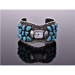 Phil Chapo, Navajo South West Blue Turquoise