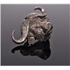 Image 2 : W.M. Jeffrey, Sterling Silver Buffalo Belt Bu