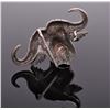 Image 3 : W.M. Jeffrey, Sterling Silver Buffalo Belt Bu