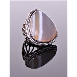 Native American Sterling Silver Ring With Bot