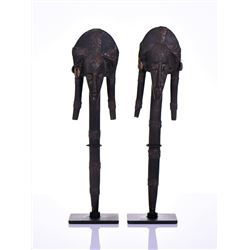 Two African Bambara Marionette's (Puppets), M