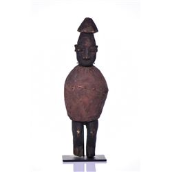 Yaka Fetish Figure Made From Wood And Cloth,