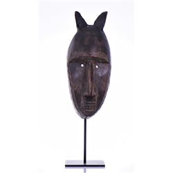 African Bambara Wood Mask, Mali. Provenance: