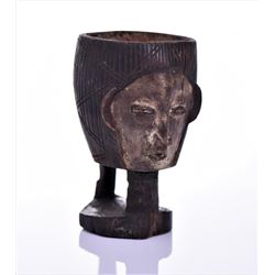 African Kuba Cup, Congo, Wood Carving. Proven