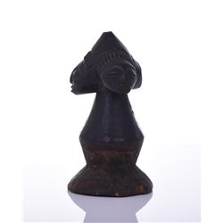 African Hemba Ancestor Wood Carved Figure, So