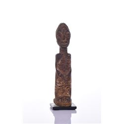 African Bamileke Male Figure Wood Carving, Ca