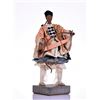 Image 1 : Chinese Paper Mache Traveling Warrior Doll.
