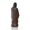 Image 5 : Chinese Brown Glazed Ceramic Figure Of A Robe