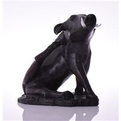 A. Makucha, Wild Black Boar Solid Stone Sculp