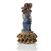 Image 6 : Glazed Ceramic Figure Of A Woman Holding A Bo