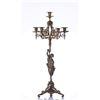 Image 1 : Five Stick Brass Candelabra. Breaks apart int