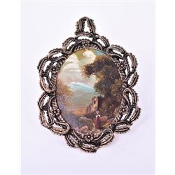 Antique Painting, Artist Signature Illegible.