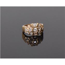 Vintage 14k Gold And Diamond Ring.  Weight: 0