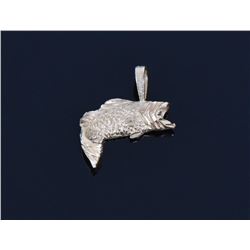 14k Gold Fish Pendant.  Weight: 0.125oz Gold