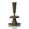 Image 1 : Bronze Candlestick, India. Exquisite Floral D