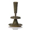 Image 3 : Bronze Candlestick, India. Exquisite Floral D