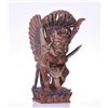 Image 1 : Large Garuda Temple Deity Polychrome Wood Scu