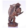 Image 2 : Large Garuda Temple Deity Polychrome Wood Scu