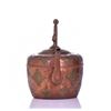 Image 4 : 1930's Turkish Copper Teapot Hand Forged Copp