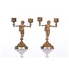 Image 2 : Two Antique Bronze Candlestick Candle Holders