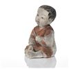 Image 2 : Japanese Polychrome Ceramic Child.   Estimate