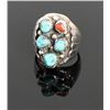 Image 5 : BAH, Native American Blue Turquoise And Red C