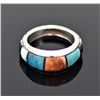 Image 1 : Native American Multi Stone Sterling Silver R