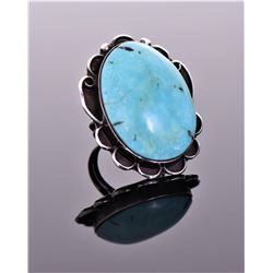 Native American South West Blue Turquoise Rin
