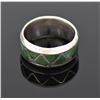 Image 2 : Vintage Native American Green Turquoise Sterl