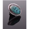 Image 1 : P, Navajo Blue Turquoise Sterling Silver Rope