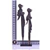 Image 6 : Rare Two African Asmat Family Crest Totems, N