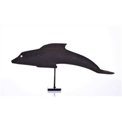 Rare Oceanic Ceremonial Wood Dolphin, Papua N