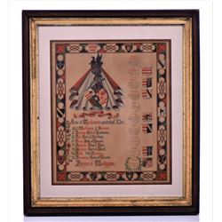 George Washington "Coat of Arms", T. W. Maple