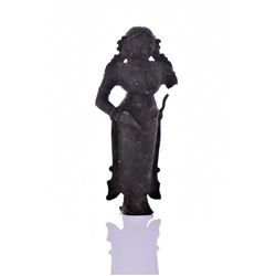 Hindu Bronze Artifact Depicting Parvati, the
