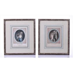 J. Coutellier Born 1700, Two Hand colored stip