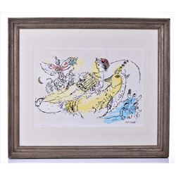 Marc CHAGALL, "L'Accordeoniste" original Lith