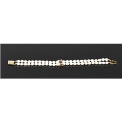 Vintage 14k Gold Fresh Water Pearl And Amethy