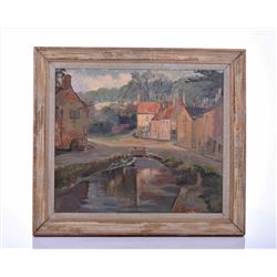 Harvey Whitney Kidder (1918 - 2001) Oil on Ma