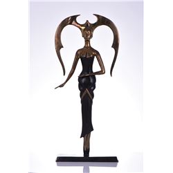 Very Unique Brass Sculpture Of A Ballerina We