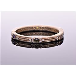 Vintage Multi Color Stone Gold Tone/Plated Br