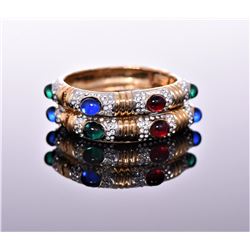 Vintage Multi Color Bracelet.  Estimated more