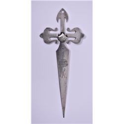 Rare Sterling Silver Secret Society Letter Op