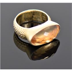 Madeira Topaz Orange Tibet Nepal Gold Over St