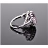 Image 2 : Sterling Silver Amethyst Ring. Ring Size 5.